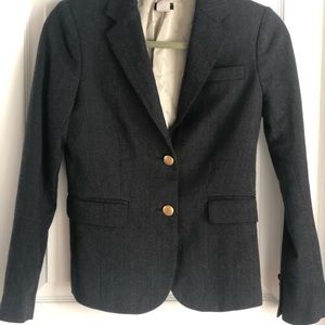 J.Crew Schoolboy blazer grey sz 0 great condition